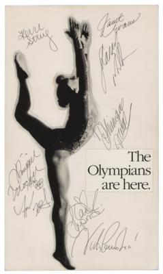 Lot #6185 Olympic Gold Medalists Signed Standee - Image 1