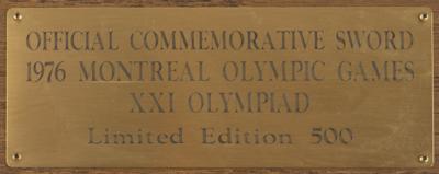Lot #6097 Montreal 1976 Summer Olympics Sword - Image 12