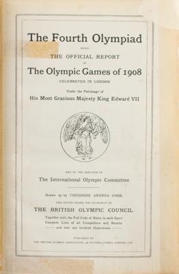 Lot #6012 London 1908 Olympics Official Report - Image 2