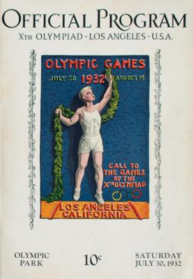 Lot #6032 Los Angeles 1932 Summer Olympics Program Collection