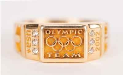 Lot #6161 Salt Lake City 2002 Winter Olympics 10K Gold Ring - Image 3