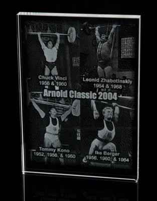 Lot #6145 Leonid Zhabotinsky's 2004 Arnold Classic Memorial Award - Image 1