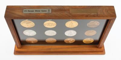 Lot #6130 Calgary 1988 Winter Olympics Winner's and Participation Medal Collection - Image 3