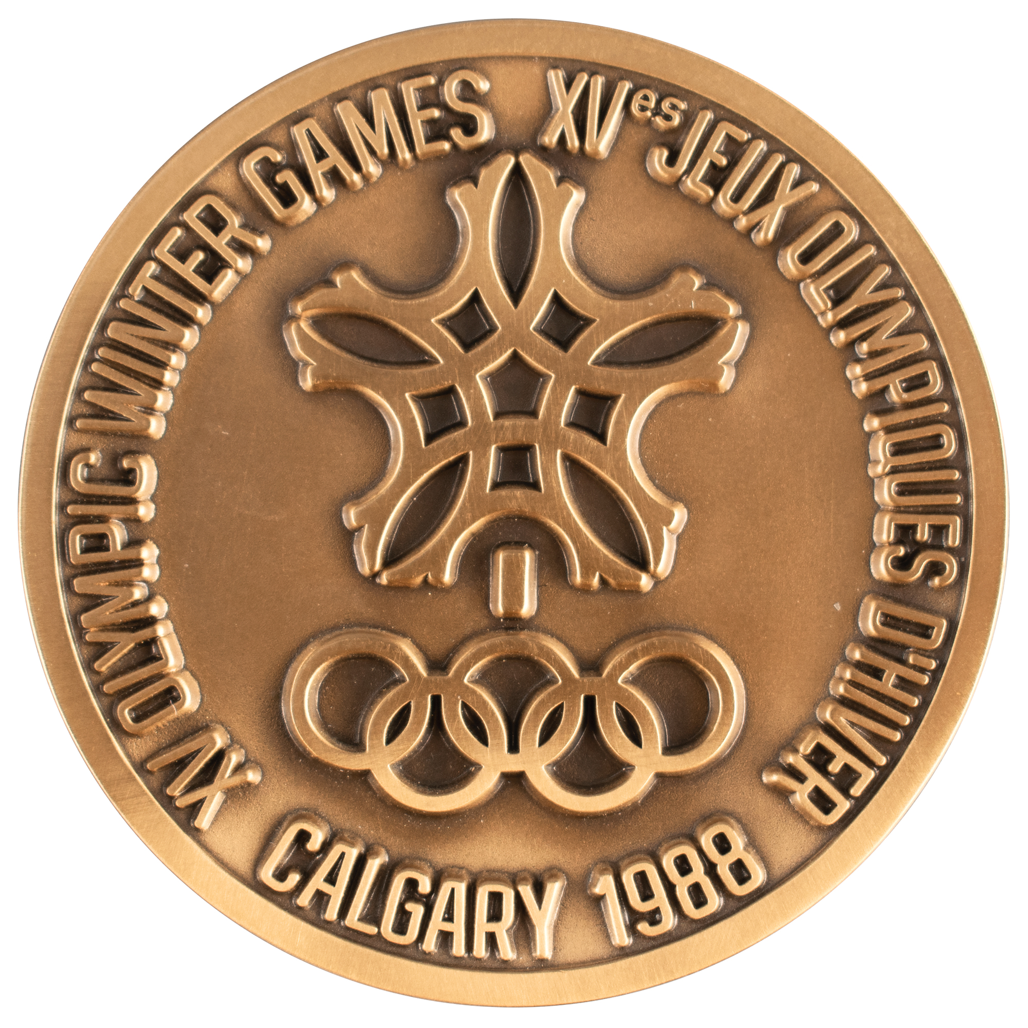 Lot #6132 Calgary 1988 Winter Olympics Participation Medal