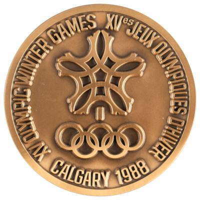 Lot #6132 Calgary 1988 Winter Olympics Participation Medal