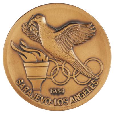 Lot #6117 Los Angeles and Sarajevo 1984 Olympics Calgary Organizing Committee Medal - Image 2