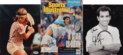 Lot #997 Tennis (3) Signed Items