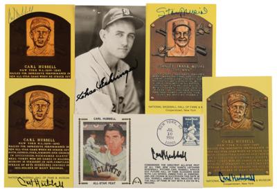 Lot #914 Baseball Hall of Famers (6) Signed Items