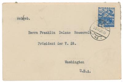 Lot #145 Franklin D. Roosevelt's Envelope - Image 1