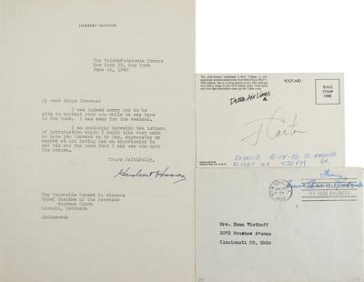 Lot #99 Hoover, Carter, and Roosevelt Signed Group Lot - Image 1