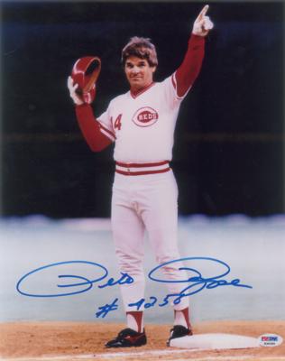 Lot #985 Pete Rose Signed Photograph