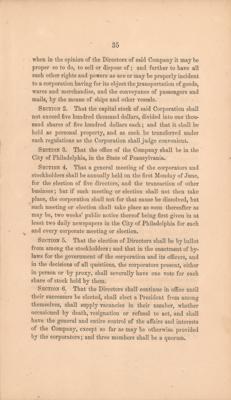 Lot #315 Philadelphia: Ocean Steamship Line Charter Booklet - Image 5