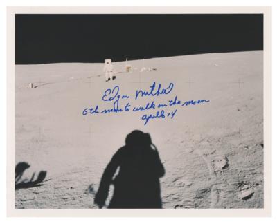 Lot #452 Edgar Mitchell Signed Photograph - Image 1