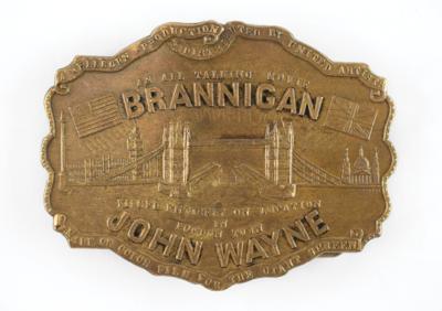 Lot #854 John Wayne: Movie Buckle for Brannigan 