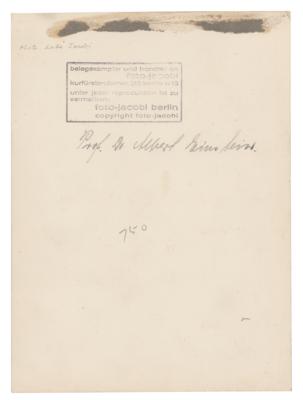 Lot #190 Albert Einstein Signed Photograph - Image 3