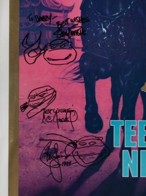 Lot #532 Teenage Mutant Ninja Turtles Artist (8) Signed Movie Poster and (9) Signed Art Prints  - Image 3