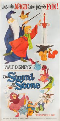 Lot #530 The Sword in the Stone Three Sheet Movie Poster - Image 1