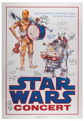 Lot #838 Star Wars Cast Signed Poster
