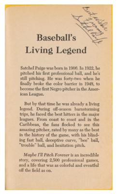 Lot #981 Satchel Paige Signed Book - Image 2