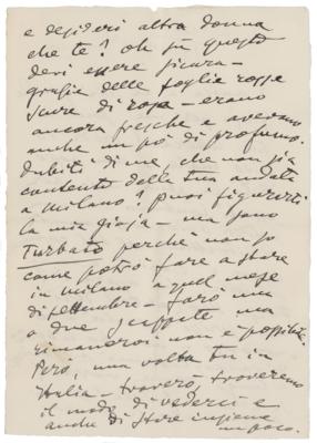 Lot #590 Giacomo Puccini Autograph Letter Signed - Image 2