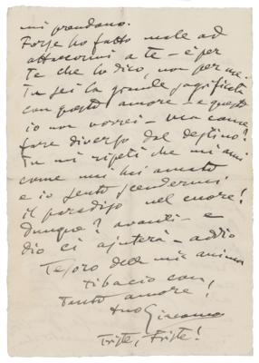 Lot #590 Giacomo Puccini Autograph Letter Signed - Image 4