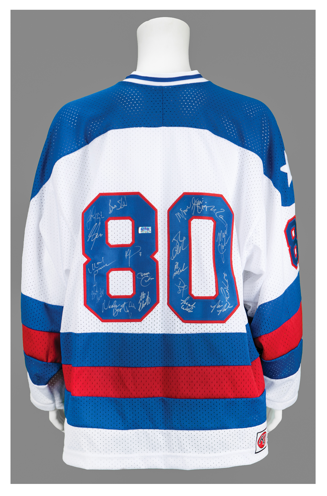 Lot #1032 Miracle on Ice Signed Jersey