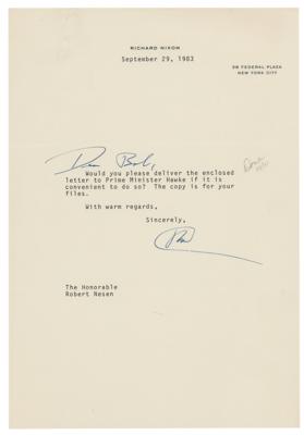 Lot #125 Richard Nixon Typed Letter Signed - Image 1