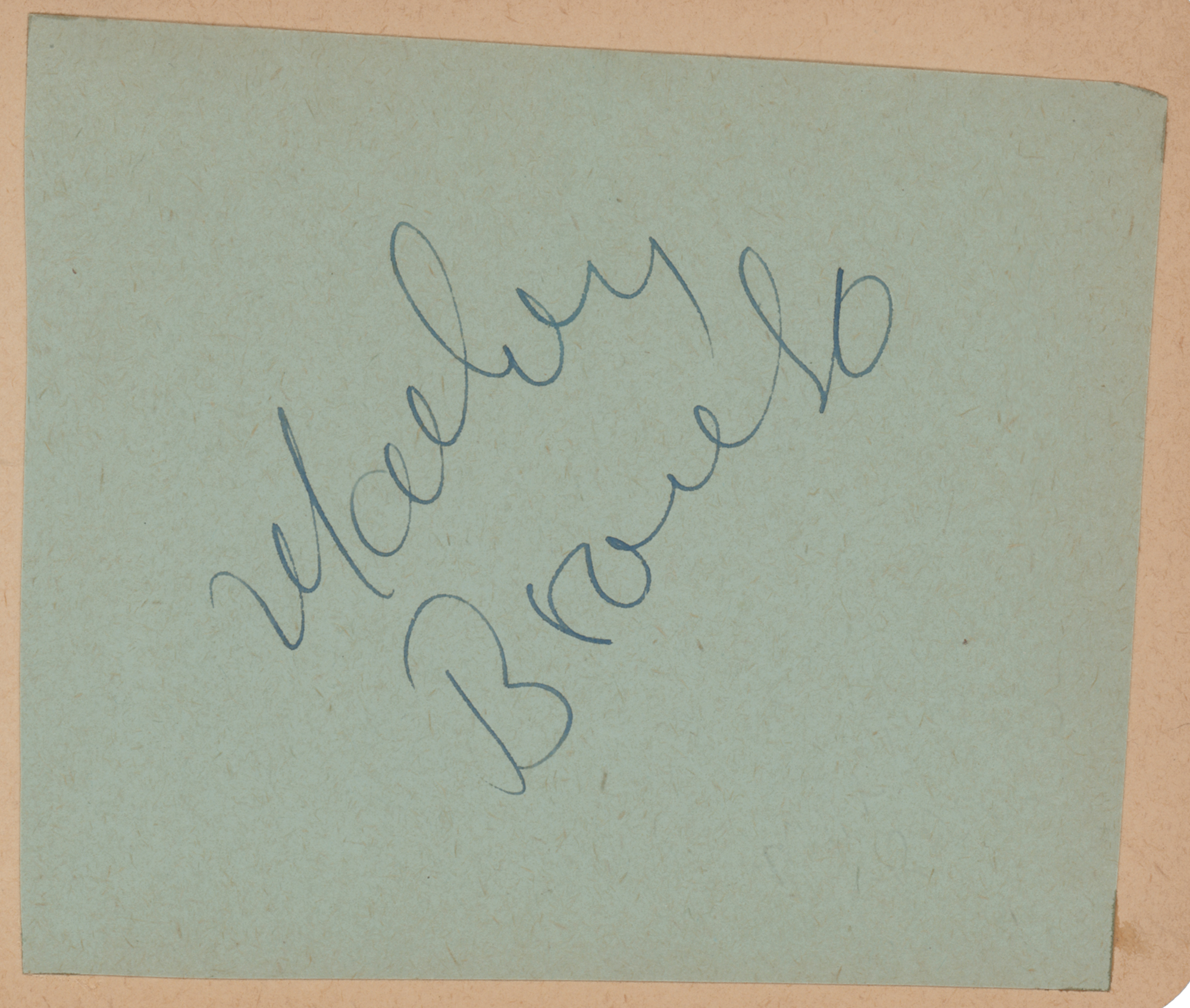 Lot #760 Marlon Brando Signature