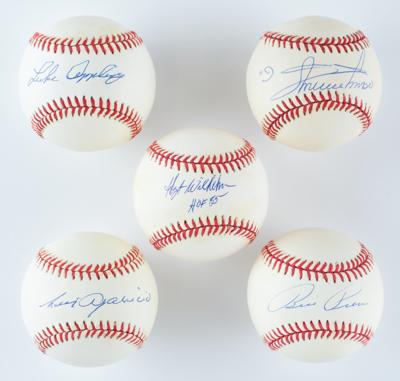 Lot #935 Chicago White Sox Greats (5) Signed Baseballs