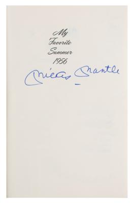 Lot #961 Mickey Mantle Signed Book - Image 2