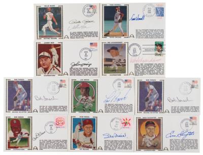 Lot #995 St. Louis Cardinals (10) Signed Covers - Image 1