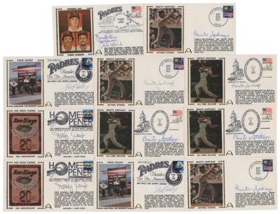 Lot #989 San Diego Padres (11) Signed Covers with Tony Gwynn - Image 1