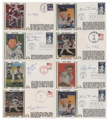 Lot #976 NY Yankees (8) Signed Covers