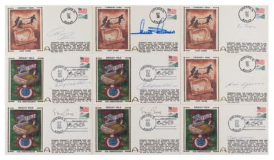 Lot #934 Chicago Baseball Greats (9) Signed Covers