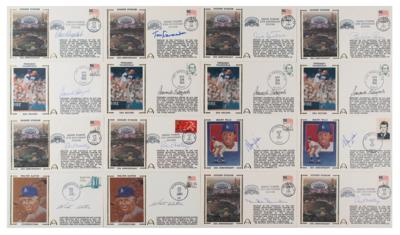 Lot #957 Los Angeles Dodgers (16) Signed Covers