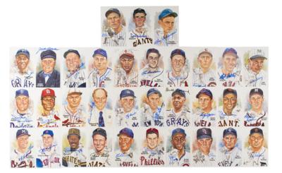 Lot #909 Baseball Hall of Fame Perez-Steele Card Sets with (74) Signed - Image 2