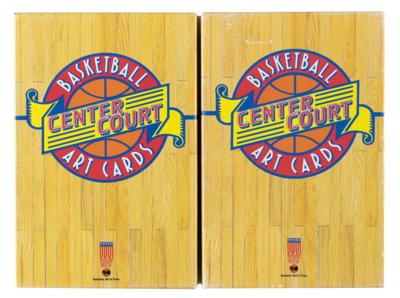 Lot #922 Basketball Hall of Fame (27) Signed Center Court Art Cards - Image 2