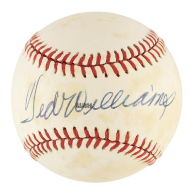 Lot #1002 Ted Williams Signed Baseball