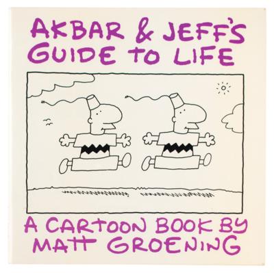 Lot #517 Matt Groening Signed Book with Sketch - Image 2