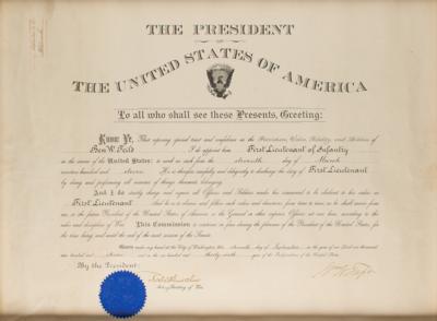 Lot #150 William H. Taft Document Signed as President - Image 1