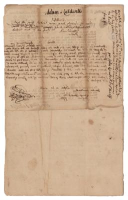 Lot #312 Robert Treat Paine Document Signed - Image 1