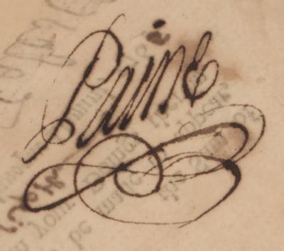 Lot #312 Robert Treat Paine Document Signed - Image 2