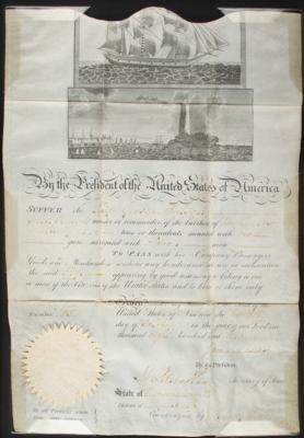 Lot #6 James Madison Document Signed as President - Image 2