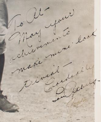 Lot #868 Lou Gehrig Signed Photograph - Image 4