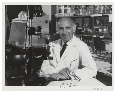 Lot #328 Jonas Salk Signed Photograph - Image 1