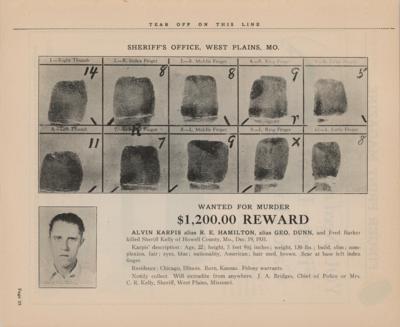 Lot #253 John Dillinger and Alvin Karpis: (2) Issues of Finger Print and Identification Magazine - Image 3
