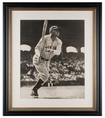 Lot #885 Babe Ruth Signed Oversized Photograph - Image 2
