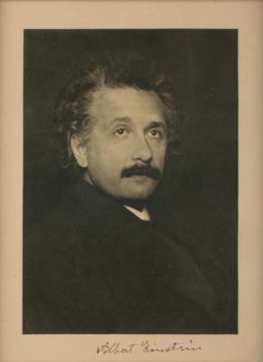 Lot #191 Albert Einstein Signed Photograph