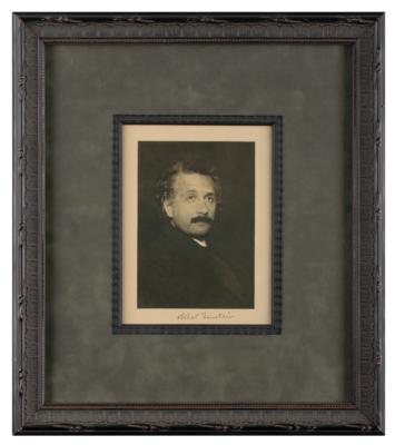 Lot #191 Albert Einstein Signed Photograph - Image 2