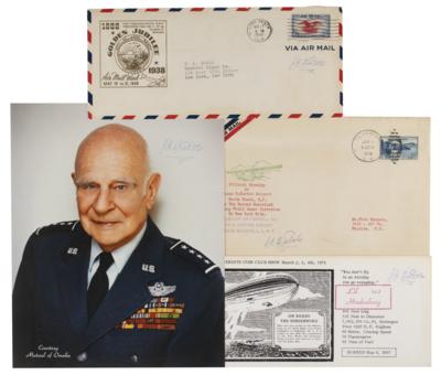 Lot #371 James H. Doolittle Lot of (4) Signed Items